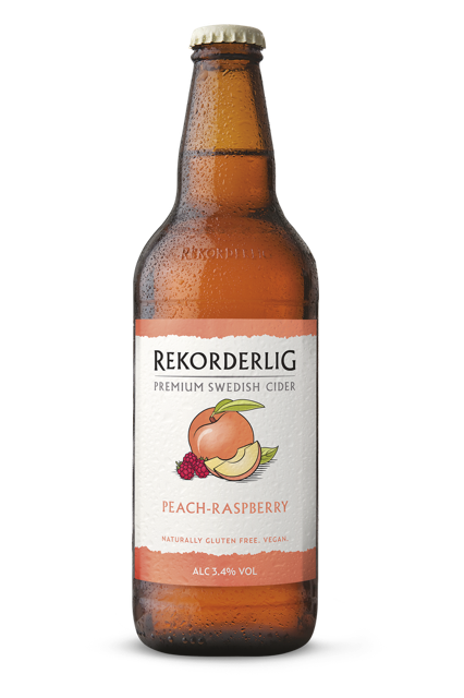 Rekorderlig Cider Peach & Raspberry 15 X 500ml Bottles