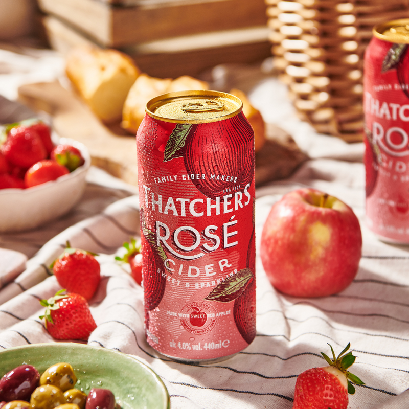 Thatchers Rose Cider 24 X 440ml Cans