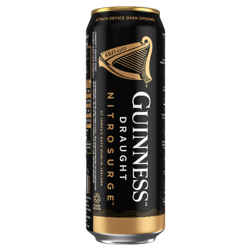 Guinness Nitrosurge Stout Beer Cans- 24 x 558ml