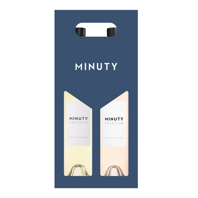 Minuty Prestige 2 Pack x 1 Blanc x 1 Rose
