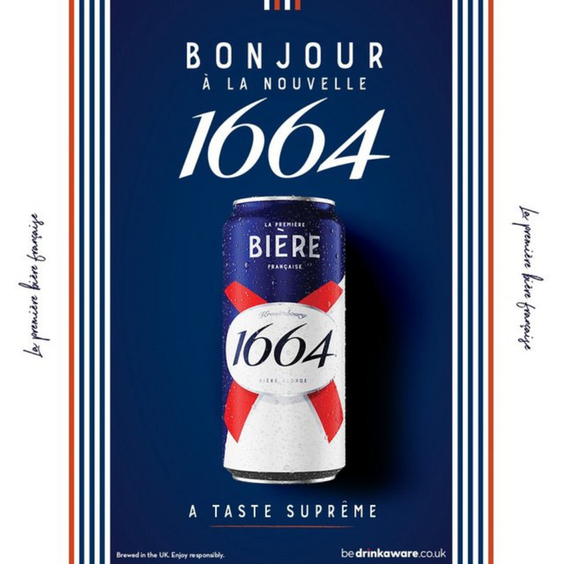 Kronenbourg 1664 Lager Cans 24 x 440ml