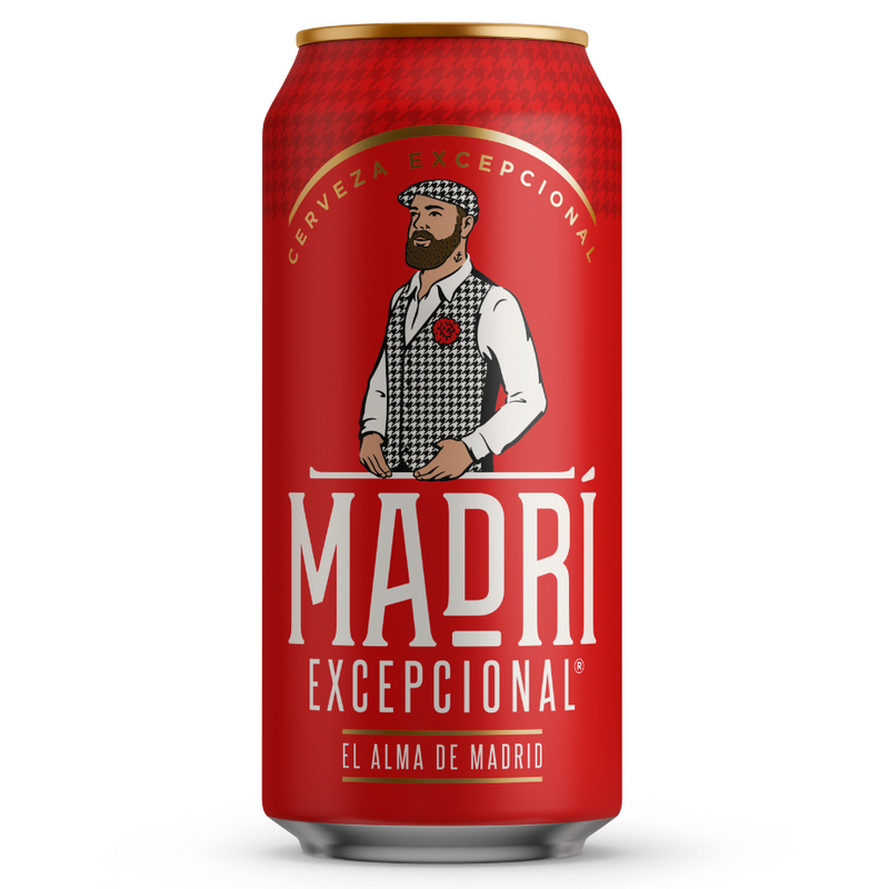 Madri Excepcional Lager 24x 440ml Cans