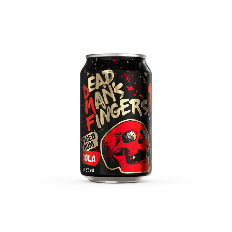 Dead Man's Fingers Spiced Rum & Cola 12 x 330ml