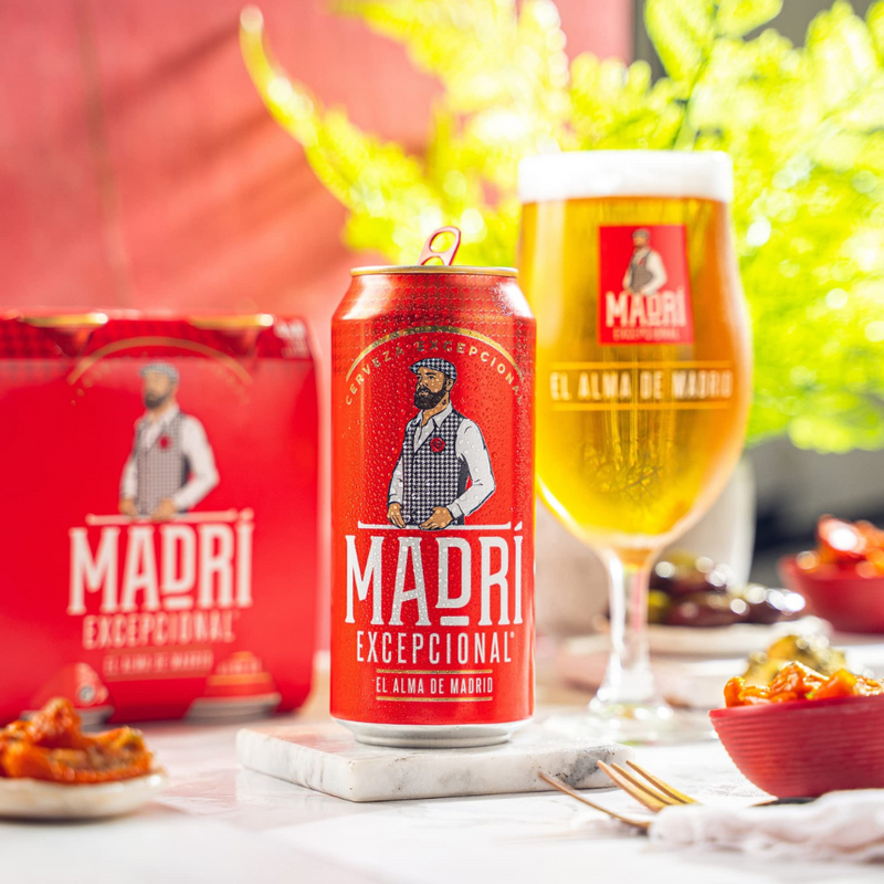 Madri Excepcional Lager 24x 440ml Cans