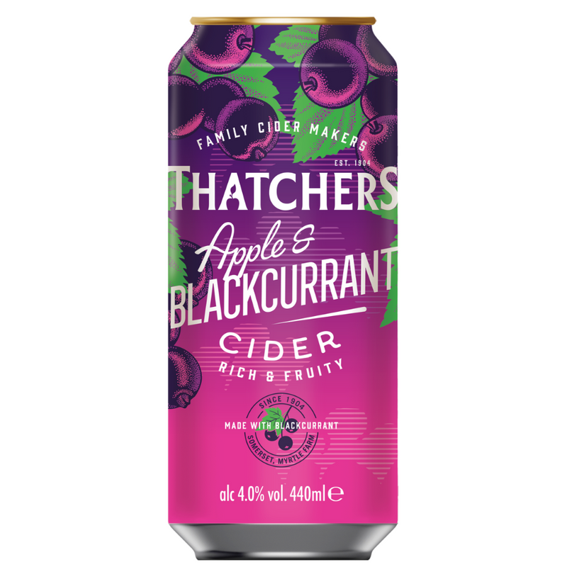 Thatchers Apple & Blackcurrant 24 x 44ml - Can