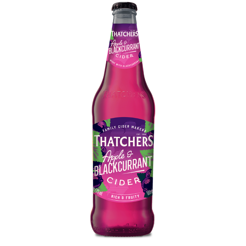 Thatchers Apple & Blackcurrant 6 X 500ml - Bottle