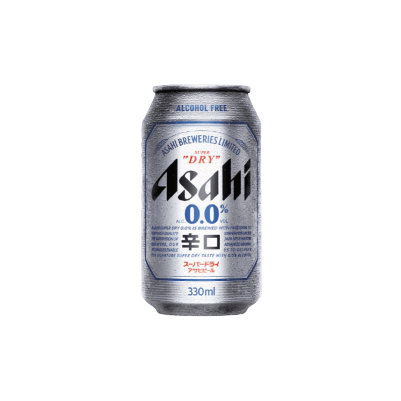 Asahi Super Dry Alcohol Free Beer Can (0.0% ABV) 24 x 330ml
