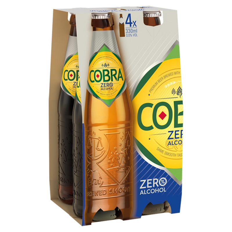 Cobra Zero Premium Alcohol Free Beer 24 x 330ml