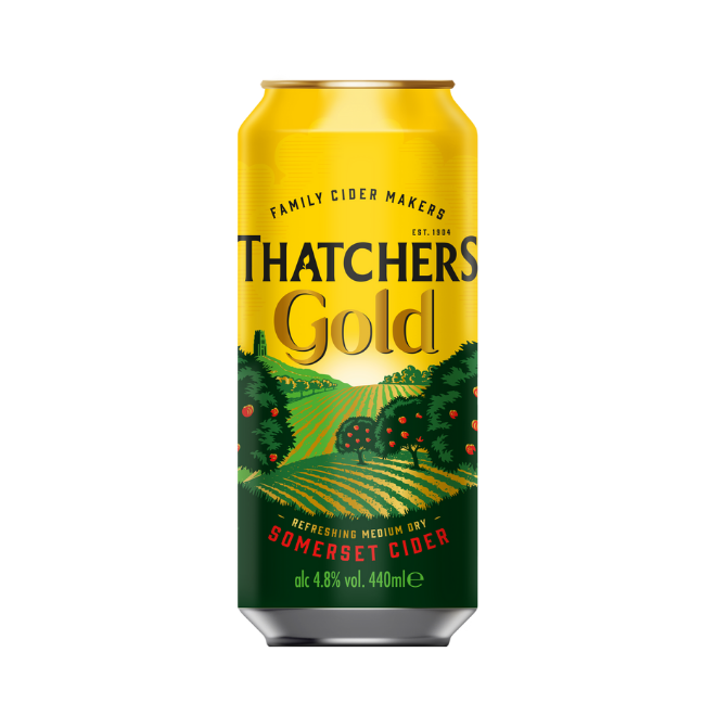 Thatchers Gold Cider 24 X 440ml Cans