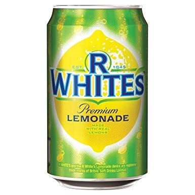R Whites Lemonade 24 X 330ml Cans