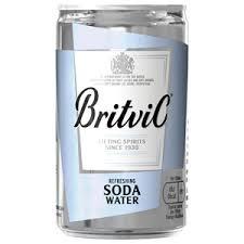 Britvic Soda Water 24 X 150ml Can
